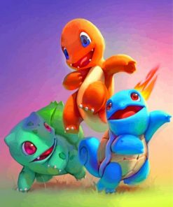 charmander-squirtle-bulbasaur-fanart-paint-by-number