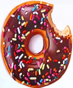 chocolate-Doughnut-paint-by-numbers