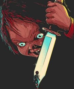 Chucky Illustration paint by numbers