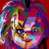 Chucky Pop Art paint by numbers