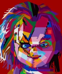 Chucky Pop Art paint by numbers