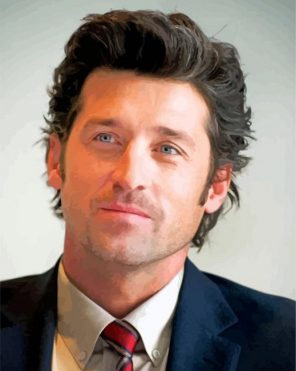 classy-patrick-dempsey-paint-by-numbers