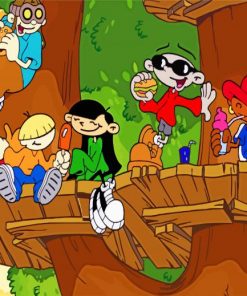 codename kids next door paint by numbers