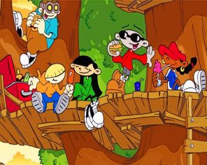 codename kids next door paint by numbers