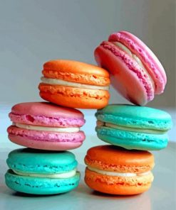 Colorful Macaroons Paint By Number