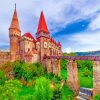 Corvin Castle Hunedoara Transylvania Romania paint by number