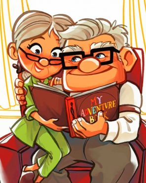 Up Movie Couple paint by numbers