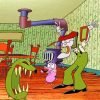 courage the cowardly dog Eustace Bagge paint by numbers