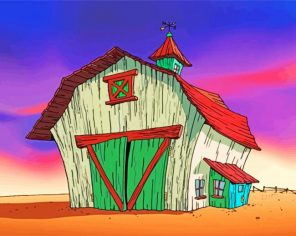 courage-the-cowardly-dog-House-Animation-paint-by-numbers