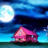 courage-the-cowardly-dog-House-At-Night-paint-by-numbers