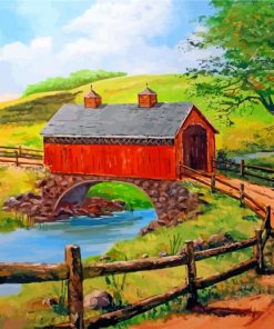 covered-bridge-paint-by-numbers