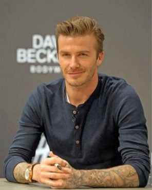 David Beckham paint by numbers