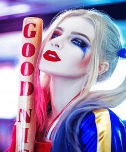 Suicide Squad Harley Quinn paint by numbers