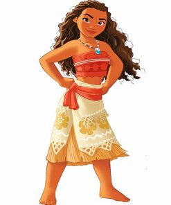 Disney Princess Moana paint by numbers