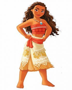 Disney Princess Moana paint by numbers