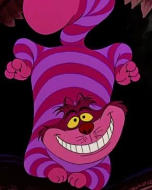 Disney The Cheshire Cat Paint by numbers