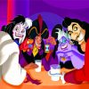 disney villains paint by number