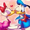 Donald And Daisy Duck paint by numbers