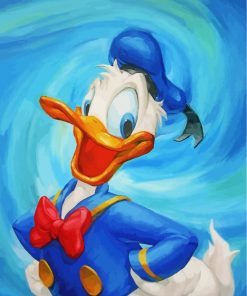 Donald Duck paint by numbers