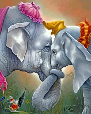 dumbo art paint by number