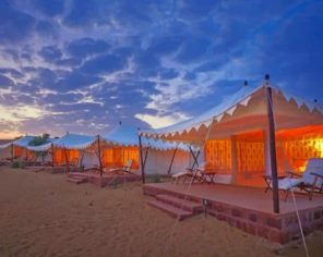 Early Morning In Saharan Camp paint by numbers