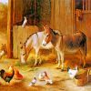 Farmyard Friends Edgar Hunt paint by number