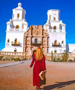 Follow Me To San Xavier paint by number