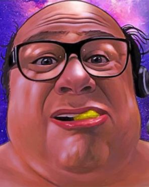 Frank Reynolds Illustration paint by numbers