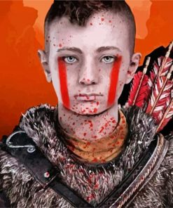 God Of War Atreus Paint By Number