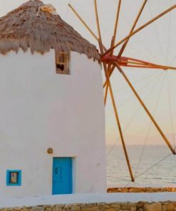 Greece Island Mykonos paint by numbers