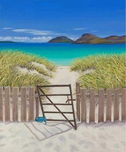 isle of barra Beach paint by number