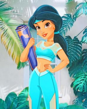 jasmine-modern-princess-paint-by-number