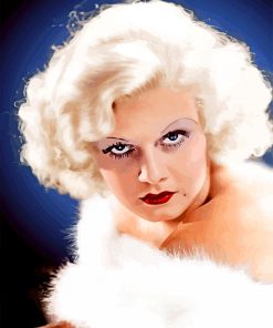 jean harlow paint by numbers