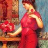 Woman By John William Godward paint by numbers