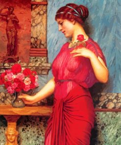 Woman By John William Godward paint by numbers