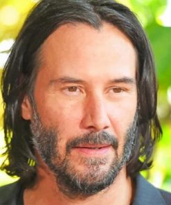 keanu Reeves Actor paint by numbers