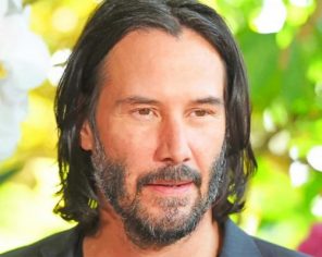 keanu Reeves Actor paint by numbers