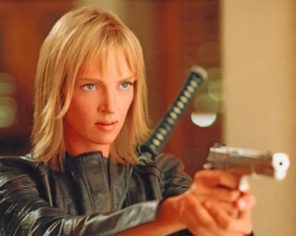 Kill Bill Uma Thurman Actress paint by numbers