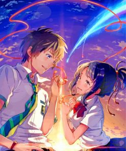 kimi no nawa anime paint by number