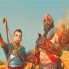 Kratos And Atreus Paint By Numbers