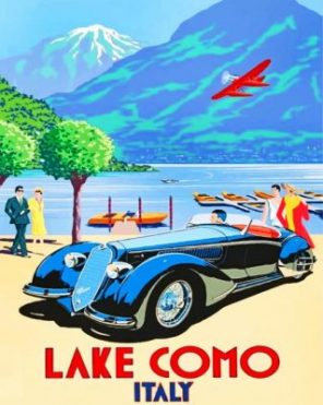 Lake Como Paint by numbers