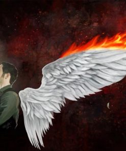 Lucifer Burning Wings paint by numbers