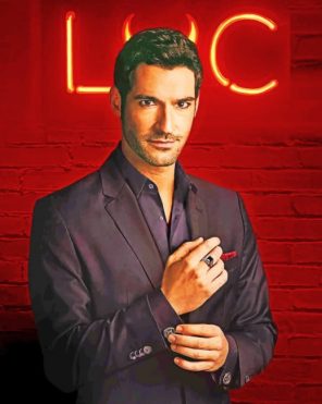 Lucifer Morningstar Character paint by numbers