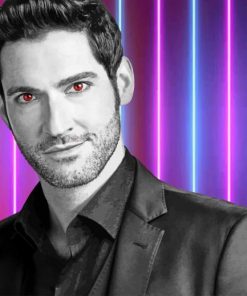 Lucifer Morningstar Devil Eyes paint by numbers