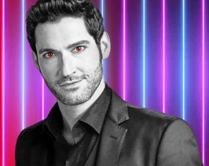 Lucifer Morningstar Devil Eyes paint by numbers