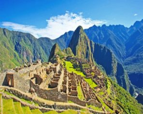 Machu Picchu Peru paint by numbers