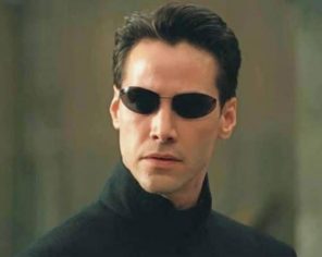 Matrix Keanu Reeves paint by numbers