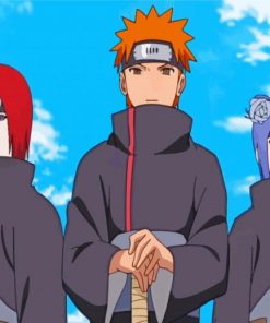 nagato yahiko and konan paint by number