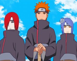 nagato yahiko and konan paint by number