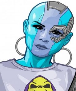 Nebula Marvel Art paint by numbers